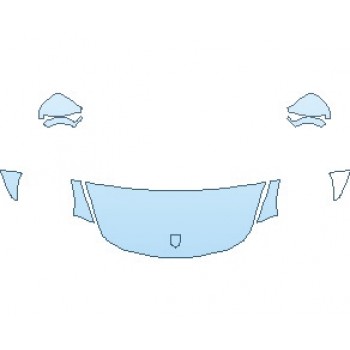 2021 PORSCHE 911 SPEEDSTER HOOD KIT (18 INCH) (WRAPPED EDGES) 2021 PORSCHE 911 SPEEDSTER HOOD KIT (18 INCH) (WRAPPED EDGES)