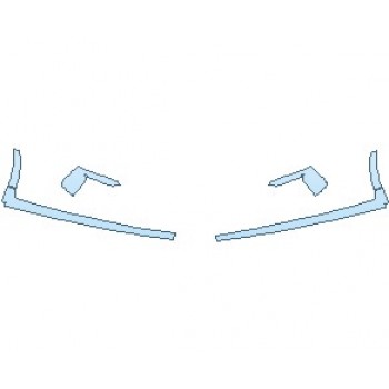 PAINT PROTECTION KIT - 2023 PORSCHE 911 SPEEDSTER BUMPER LOWER IF PAINTED - PRECUT PPF CLEAR BRA WRAP