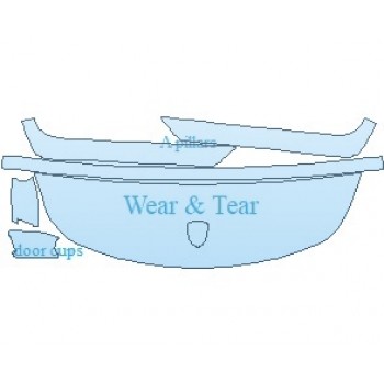 PAINT PROTECTION KIT - 2023 PORSCHE 911 SPEEDSTER COMMON WEAR AREA KIT - PRECUT PPF CLEAR BRA WRAP