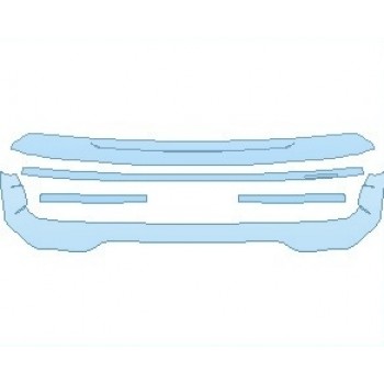 PAINT PROTECTION KIT - 2020 GMC ACADIA DENALI GRILLE - INVISIBLEMASK - 3M PAINT PROTECTION