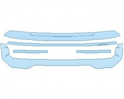 PAINT PROTECTION KIT - 2023 GMC ACADIA DENALI GRILLE - PRECUT PPF CLEAR BRA WRAP