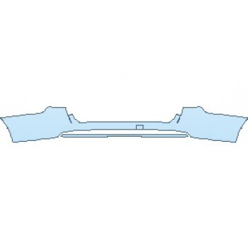 PAINT PROTECTION KIT - 2023 GMC YUKON SLT REAR BUMPER - PRECUT PPF CLEAR BRA WRAP