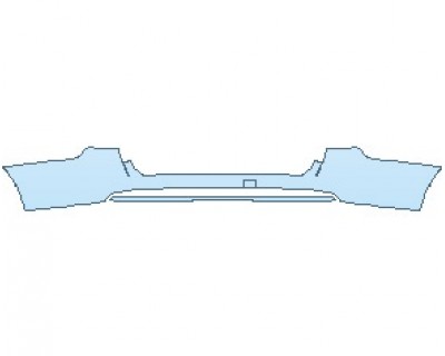 PAINT PROTECTION KIT - 2023 GMC YUKON SLT REAR BUMPER - PRECUT PPF CLEAR BRA WRAP