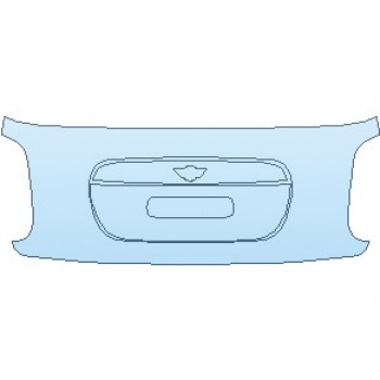 PAINT PROTECTION KIT - 2022 MINI HARDTOP COOPER S 2 DOOR REAR HATCH NO EMBLEM CUTOUTS - PRECUT PPF CLEAR BRA WRAP