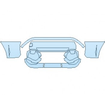 PAINT PROTECTION KIT - 2022 MINI HARDTOP COOPER S 2 DOOR BUMPER - PRECUT PPF CLEAR BRA WRAP