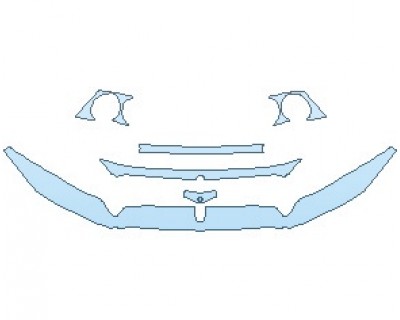 PAINT PROTECTION KIT - 2022 ASTON MARTIN VANQUISH ZAGATO COUPE BUMPER - PRECUT PPF CLEAR BRA WRAP