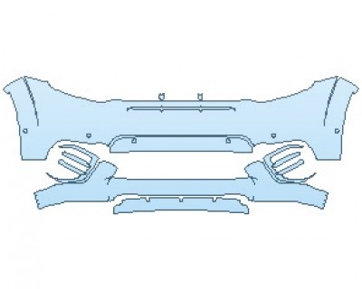 2023 JEEP GRAND CHEROKEE SRT BUMPER WITH SENSORS