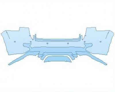 2023 JEEP GRAND CHEROKEE SRT REAR BUMPER WITH SENSORS