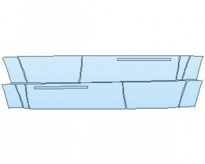 PAINT PROTECTION KIT - 2023 JEEP GRAND CHEROKEE TRACKHAWK LOWER DOORS - PRECUT PPF CLEAR BRA WRAP