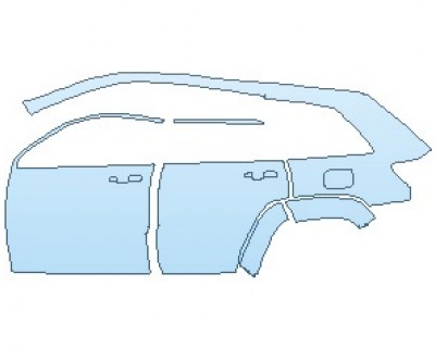 2021 JEEP GRAND CHEROKEE SRT REAR QUARTER PANEL AND DOORS LEFT SIDE