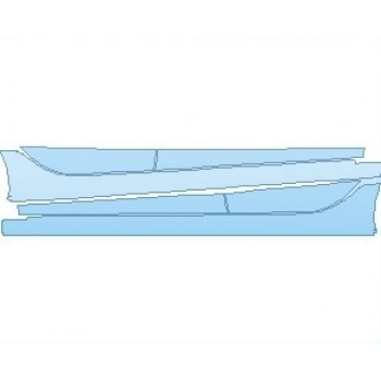 PAINT PROTECTION KIT - 2024 HONDA CIVIC EX SEDAN ROCKER PANELS - PRECUT PPF CLEAR BRA WRAP