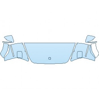 PAINT PROTECTION KIT - 2021 MERCEDES G CLASS AMG LINE HOOD (WRAPPED EDGES) - PRECUT PPF CLEAR BRA WRAP