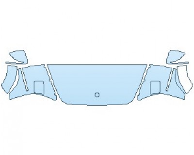 2022 MERCEDES G CLASS AMG LINE HOOD (WRAPPED EDGES)