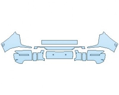 2023 MERCEDES G CLASS AMG LINE REAR BUMPER