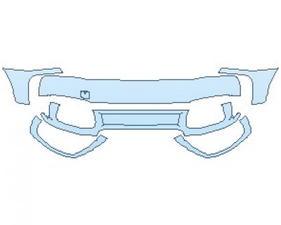 PRECUT PPF KIT - 2020 MINI COUNTRYMAN PLUG-IN HYBRID OFFROAD EXTERIOR STYLING BUMPER