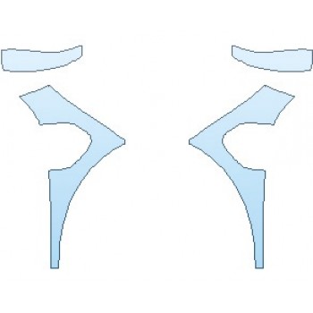 PAINT PROTECTION KIT - 2020 MINI COUNTRYMAN PLUG-IN HYBRID OFFROAD EXTERIOR STYLING FULL FENDERS - INVISIBLEMASK - 3M PAINT PROTECTION