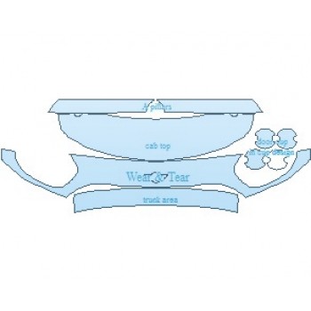 PAINT PROTECTION KIT - 2019 MINI COUNTRYMAN PLUG-IN HYBRID OFFROAD EXTERIOR STYLING  COMMON WEAR AREA KIT - PRECUT PPF CLEAR BRA WRAP