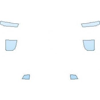 PAINT PROTECTION KIT - 2022 CHEVROLET SILVERADO HD HIGH COUNTRY LIGHTS - PRECUT PPF CLEAR BRA WRAP