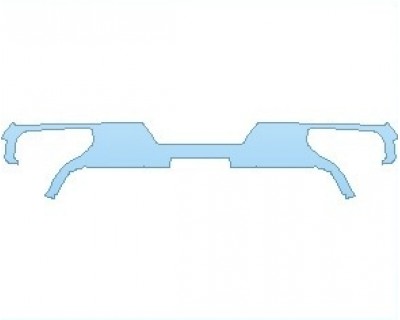 PAINT PROTECTION KIT - 2022 CHEVROLET SILVERADO HD HIGH COUNTRY REAR BUMPER - PRECUT PPF CLEAR BRA WRAP