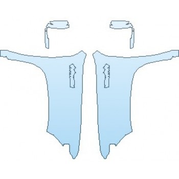 2022 CHEVROLET SILVERADO HD HIGH COUNTRY FULL FENDERS WRAPPED EDGES