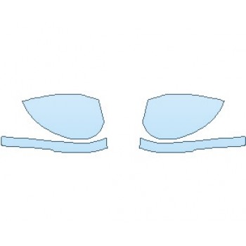 PAINT PROTECTION KIT - 2024 HONDA CIVIC SI SEDAN MIRRORS WITH MARKER LIGHTS - PRECUT PPF CLEAR BRA WRAP
