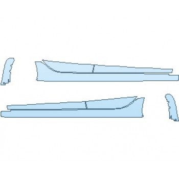 PAINT PROTECTION KIT - 2024 HONDA CIVIC SI SEDAN ROCKER PANELS - PRECUT PPF CLEAR BRA WRAP