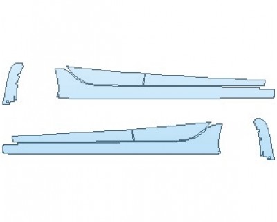 PAINT PROTECTION KIT - 2024 HONDA CIVIC SI SEDAN ROCKER PANELS - PRECUT PPF CLEAR BRA WRAP