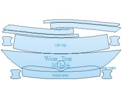 PAINT PROTECTION KIT - 2024 BMW 7 SERIES IPERFORMANCE M SPORT COMMON WEAR AREA KIT - PRECUT PPF CLEAR BRA WRAP