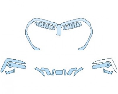 PAINT PROTECTION KIT - 2024 BMW 7 SERIES IPERFORMANCE M SPORT CHROME & BLACK TRIM - PRECUT PPF CLEAR BRA WRAP