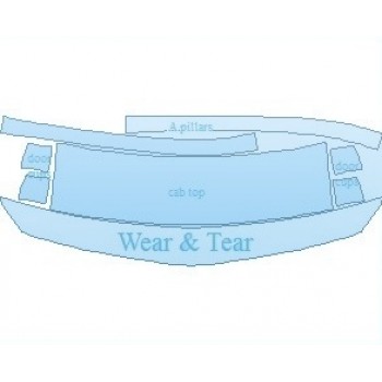 PAINT PROTECTION KIT - 2020 MERCEDES B CLASS ELECTRIC DRIVE COMMON WEAR AREA KIT AREAS - INVISIBLEMASK - 3M PAINT PROTECTION