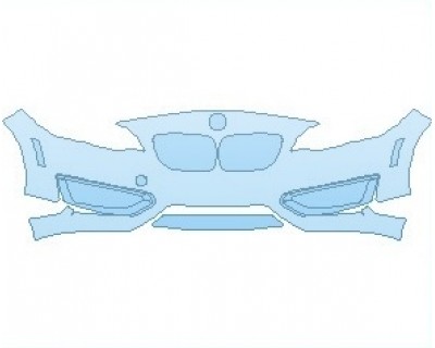 PAINT PROTECTION KIT - 2021 BMW 2 SERIES SPORT CONVERTIBLE BUMPER - PRECUT PPF CLEAR BRA WRAP