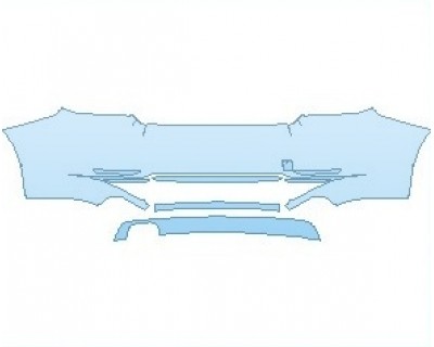 PAINT PROTECTION KIT - 2021 BMW 2 SERIES SPORT CONVERTIBLE REAR BUMPER - PRECUT PPF CLEAR BRA WRAP