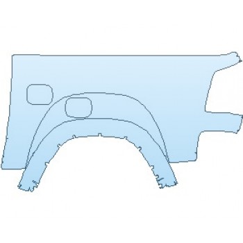 PAINT PROTECTION KIT - 2024 RAM 1500 LARAMIE WITH SPORT APPEARANCE PKG. BED SIDE 5FT 7IN LEFT - PRECUT PPF CLEAR BRA WRAP