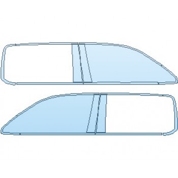 PAINT PROTECTION KIT - 2024 RAM 1500 LARAMIE WITH SPORT APPEARANCE PKG. WINDOW TRIM AND B PILLARS - PRECUT PPF CLEAR BRA WRAP