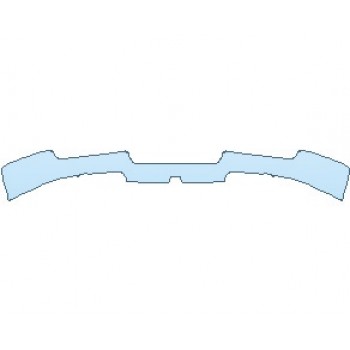 PAINT PROTECTION KIT - 2024 RAM 1500 LARAMIE WITH SPORT APPEARANCE PKG. REAR BUMPER - PRECUT PPF CLEAR BRA WRAP