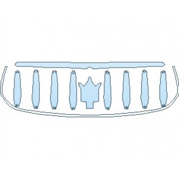 PRECUT PPF KIT - 2018 MASERATI LEVANTE S GRILLE