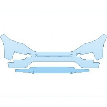 PAINT PROTECTION KIT - 2024 FORD EXPLORER ST BUMPER - PRECUT PPF CLEAR BRA WRAP