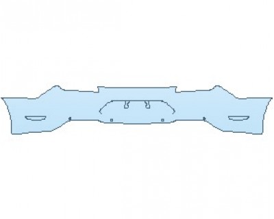 2023 FORD MUSTANG SHELBY GT500 REAR BUMPER WITH SENSORS