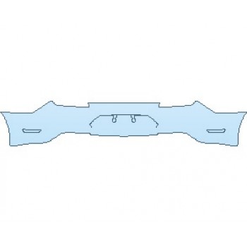 PAINT PROTECTION KIT - 2022 FORD MUSTANG SHELBY GT500 REAR BUMPER - PRECUT PPF CLEAR BRA WRAP