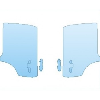 Precut PPF Kit – Clear Bra Paint Protection Film PAINT PROTECTION KIT - 2019 VOLVO XC90 R-DESIGN DOORS REAR - PRECUT PPF CLEAR BRA WRAP