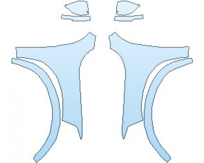 PAINT PROTECTION KIT - 2019 VOLVO XC90 R-DESIGN FULL FENDERS - PRECUT PPF CLEAR BRA WRAP