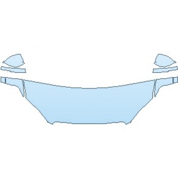 Precut PPF Kit – Clear Bra Paint Protection Film PAINT PROTECTION KIT - 2019 VOLVO XC90 R-DESIGN HOOD KIT (WRAPPED EDGES) - PRECUT PPF CLEAR BRA WRAP