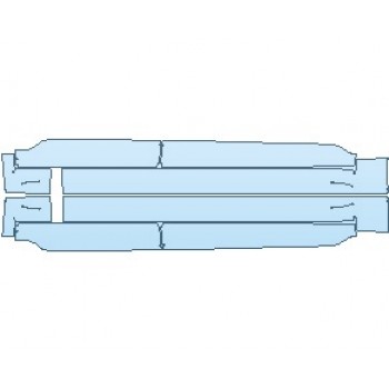 PAINT PROTECTION KIT - 2019 VOLVO XC90 R-DESIGN ROCKER PANELS - PRECUT PPF CLEAR BRA WRAP
