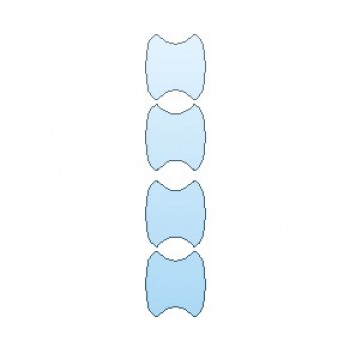 PAINT PROTECTION KIT - 2025 VOLVO XC60 RECHARGE POLESTAR ENGINEERED DOOR CUPS IN CUP DESIGN - PRECUT PPF CLEAR BRA WRAP