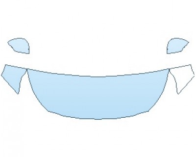 PAINT PROTECTION KIT - 2023 SUBARU LEGACY SPORT HOOD (NO WRAPPED EDGES) - PRECUT PPF CLEAR BRA WRAP