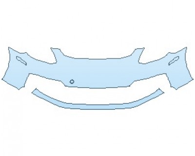 PAINT PROTECTION KIT - 2022 PORSCHE PANAMERA 4S EXECUTIVE (LONG WHEELBASE) BUMPER - PRECUT PPF CLEAR BRA WRAP