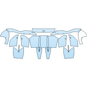 PAINT PROTECTION KIT - 2023 MCLAREN 570S SPIDER REAR DIFFUSER - PRECUT PPF CLEAR BRA WRAP