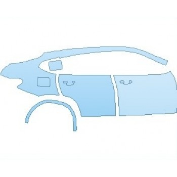 Precut PPF Kit – Clear Bra Paint Protection Film PAINT PROTECTION KIT - 2021 BMW X4 M40I REAR QUARTER PANEL AND DOORS RIGHT SIDE - PRECUT PPF CLEAR BRA WRAP