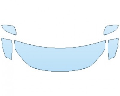 PAINT PROTECTION KIT - 2021 HONDA CIVIC SI SEDAN HOOD (WRAPPED EDGES) - PRECUT PPF CLEAR BRA WRAP