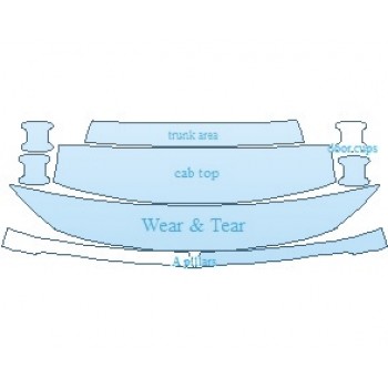 PAINT PROTECTION KIT - 2021 HONDA CIVIC SI SEDAN COMMON WEAR AREA KIT - PRECUT PPF CLEAR BRA WRAP